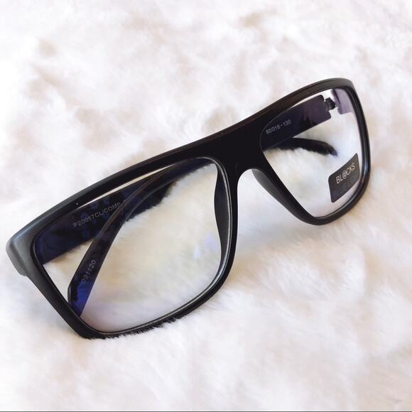 Cooper Matte Black Computer Blue Light Glasses - Picture 3 of 9